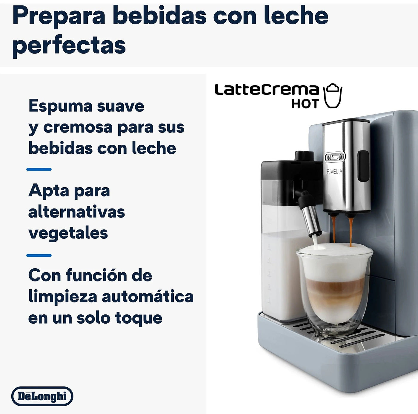 Cafetera Delonghi Rivelia EXAM440.55 - IkChic