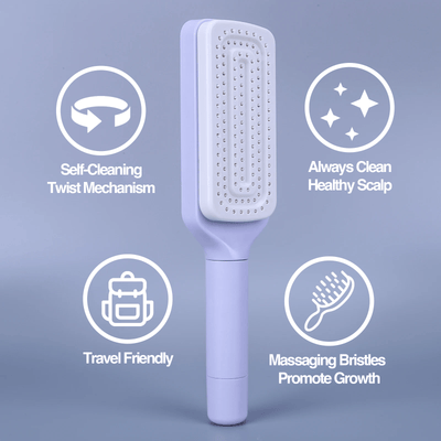 EasyClean hair brush - Easy to clean, a cleansing gesture for your hair. - IkChic